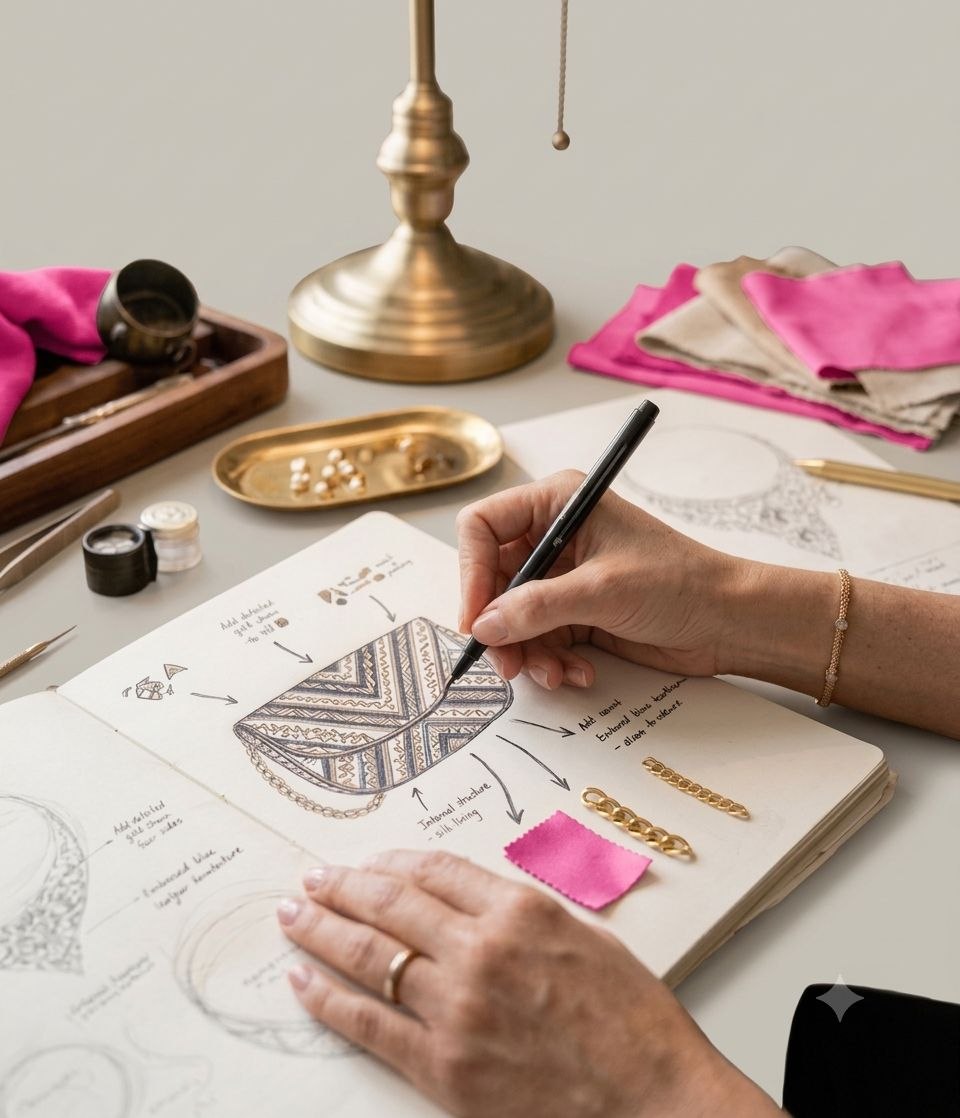 Sketching jewelry