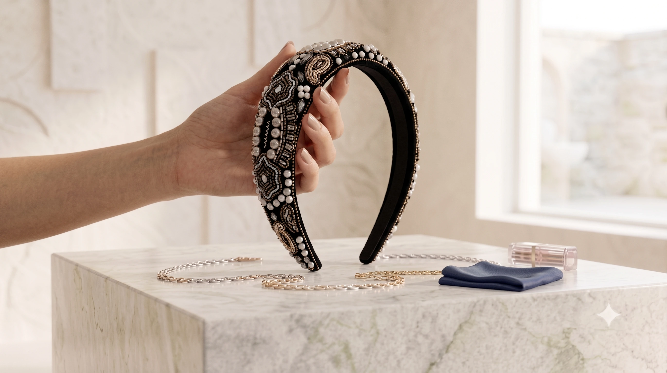 Embroidered Headband