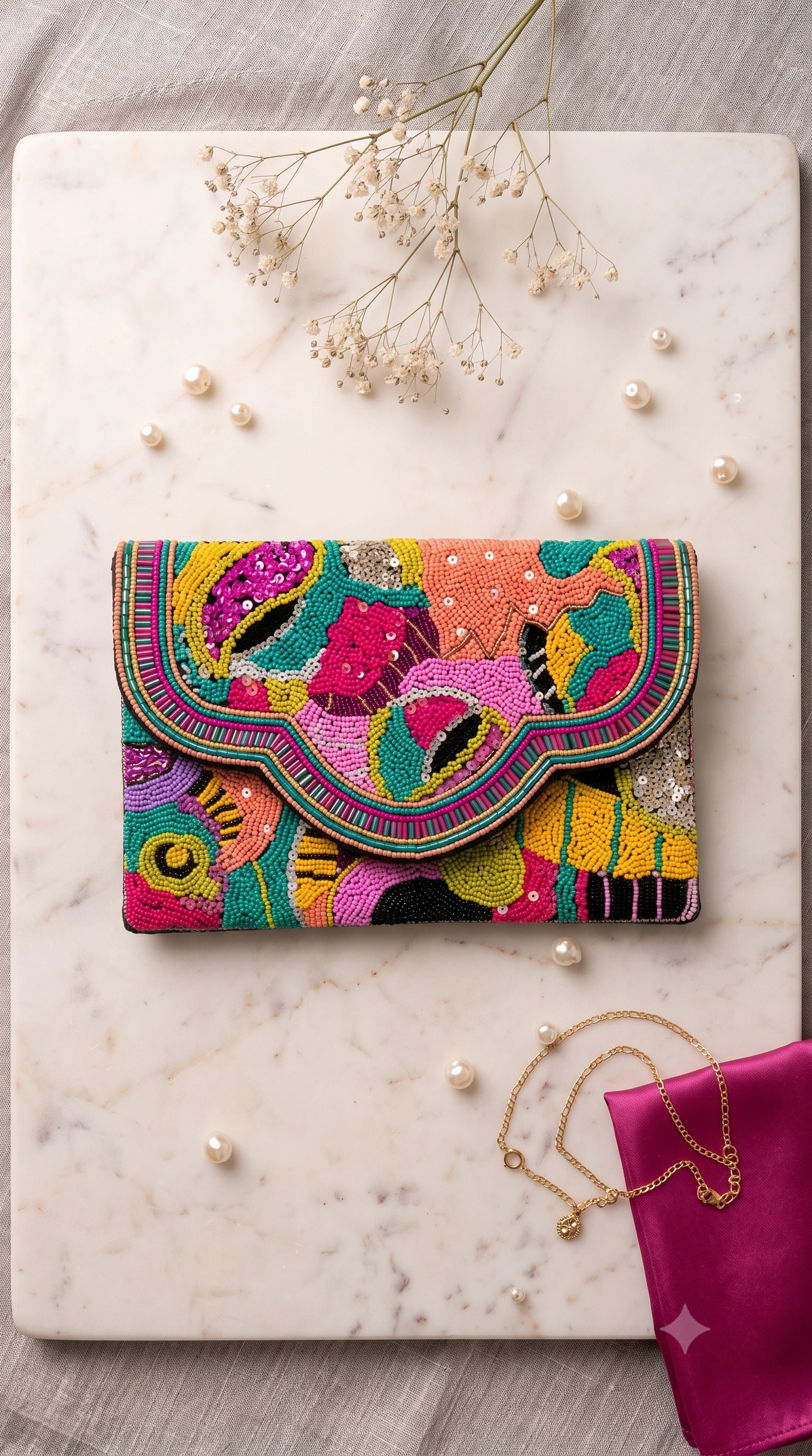 Modern Beadwork Envelope